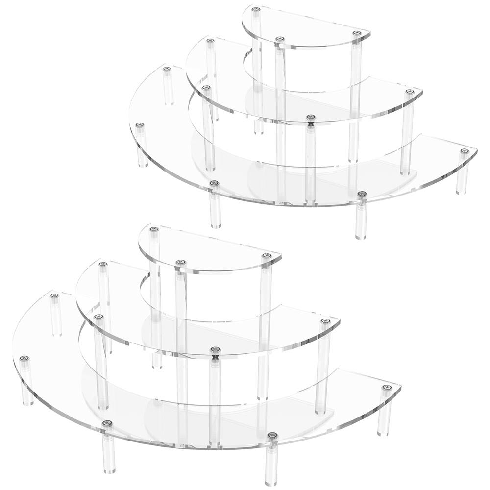 Cupcake Stand Tier - Support de présentation en acrylique 1/2