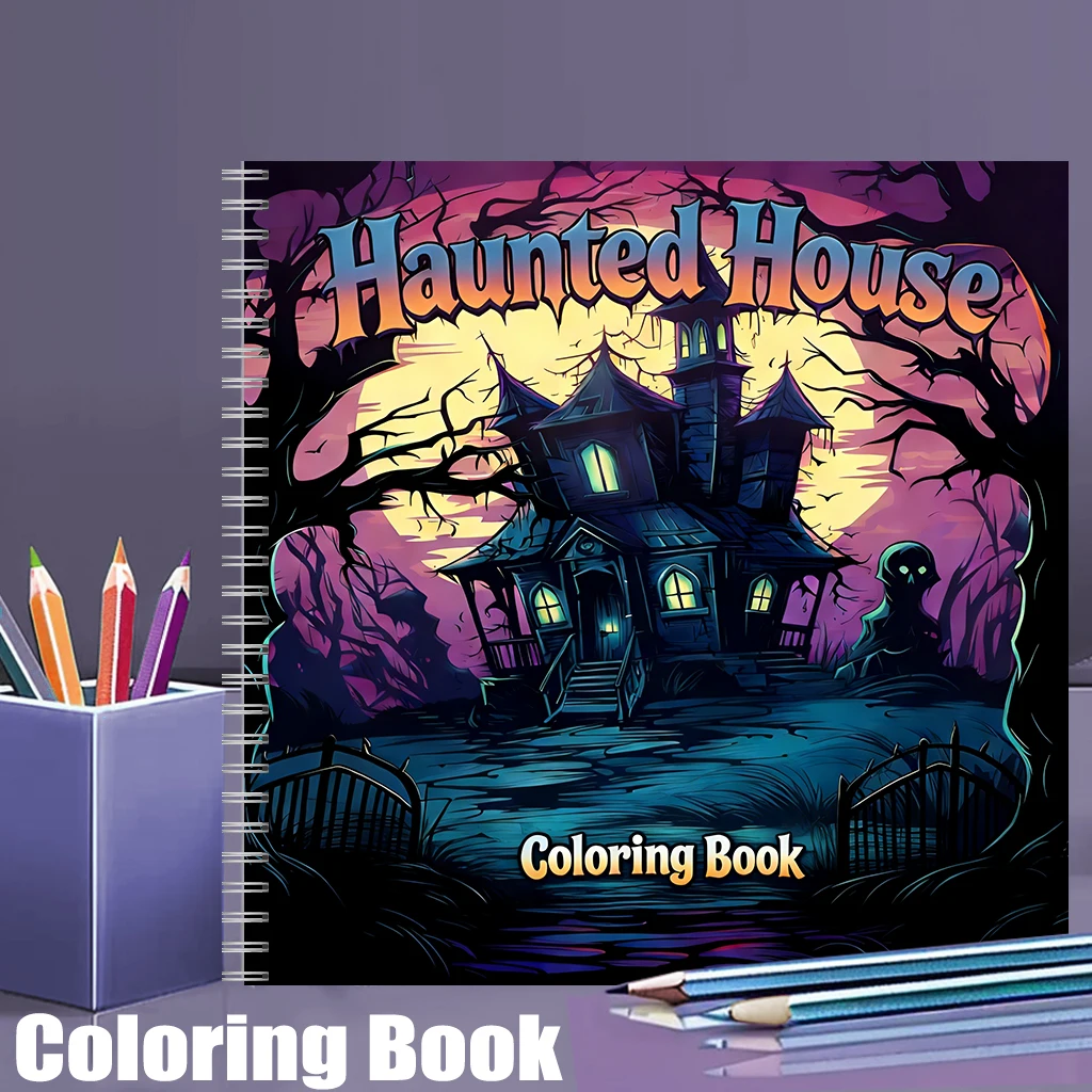 Supply Event - Livre de coloriage Maison Hantée pour