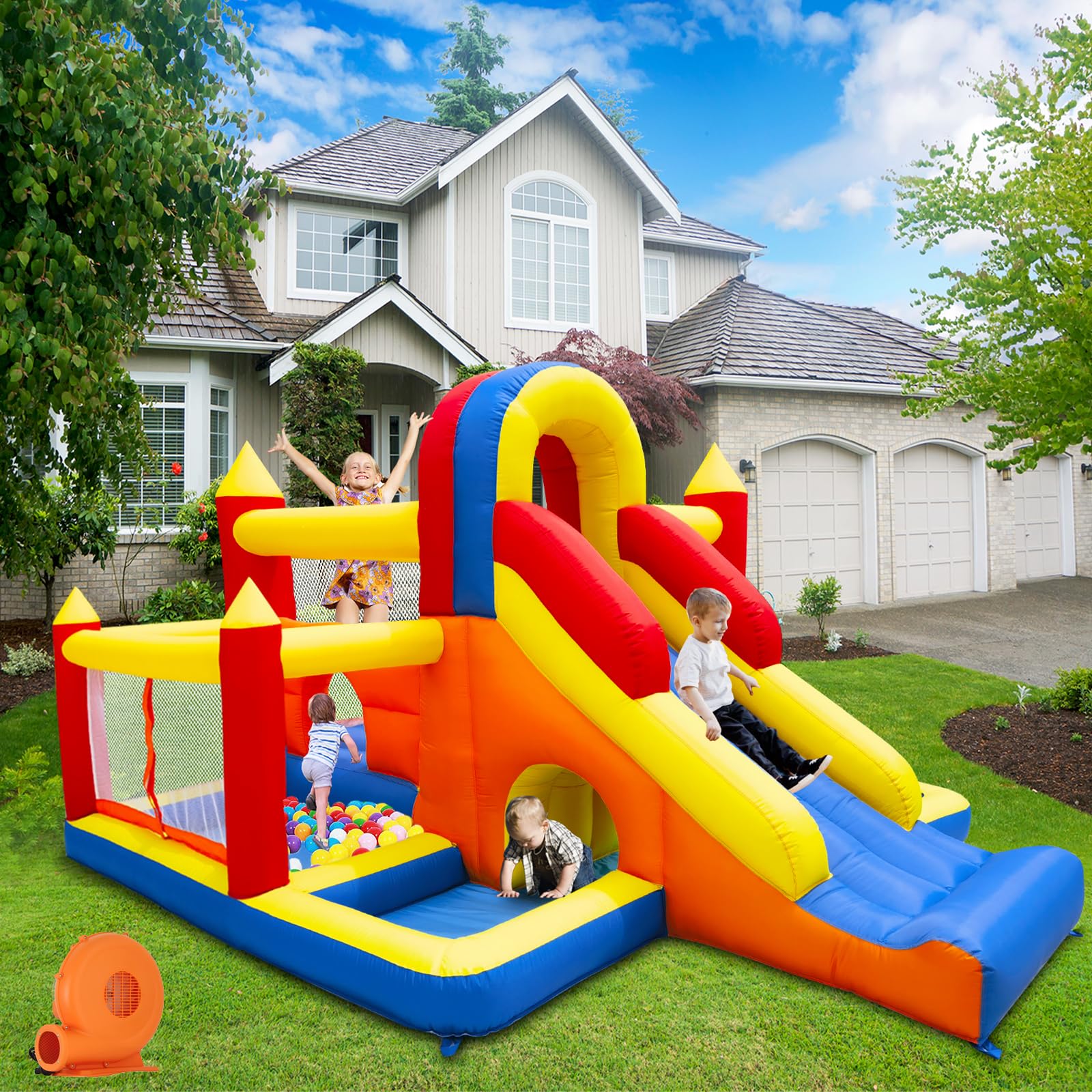 Event Party Supply Rental - Château gonflable commercial de qualité professionnelle,