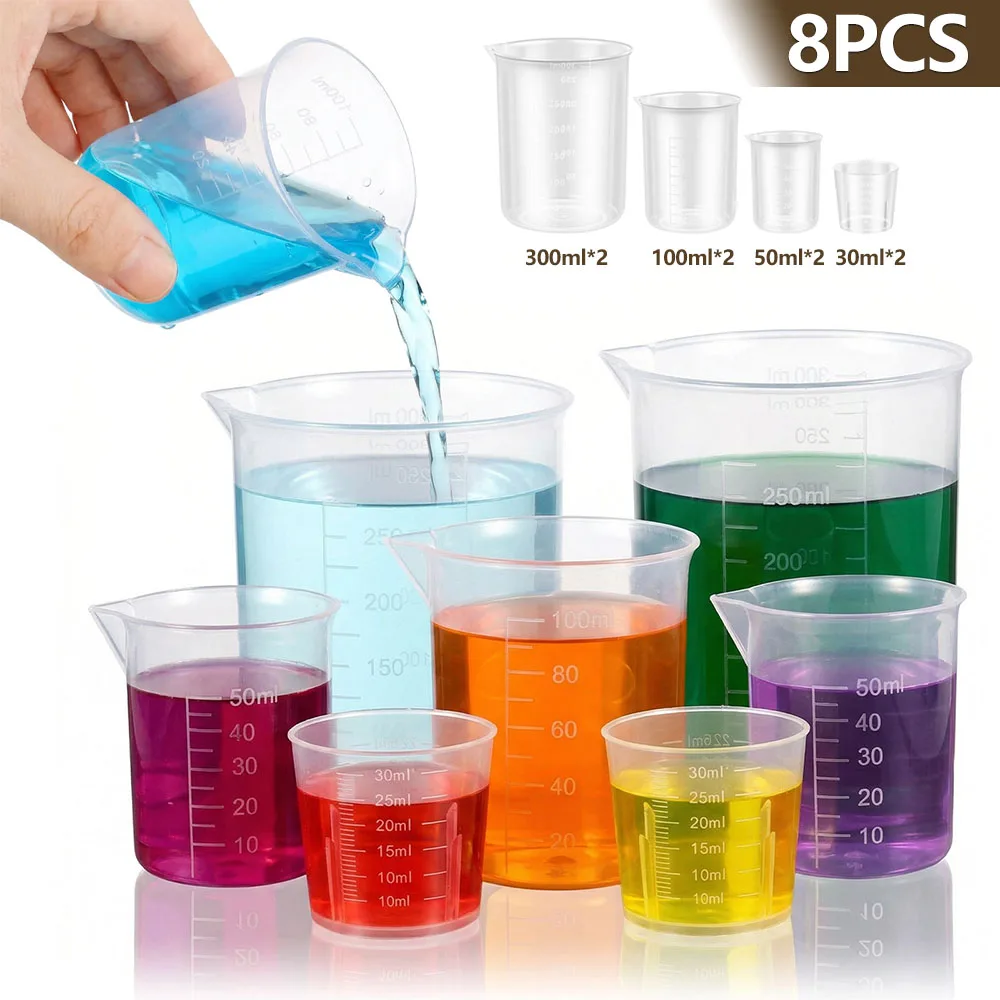 Ensemble de 8 tasses à mesurer - Plastic Cup 50Pcs avis et prix