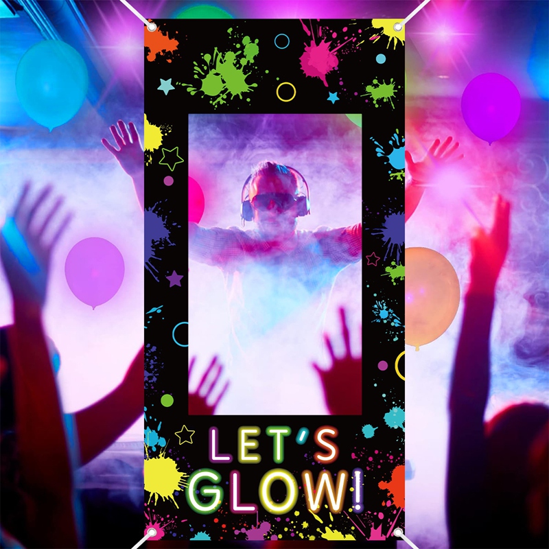 Cadre photo néon « Let's Glow  - Let'S Party Event Supply avis et prix