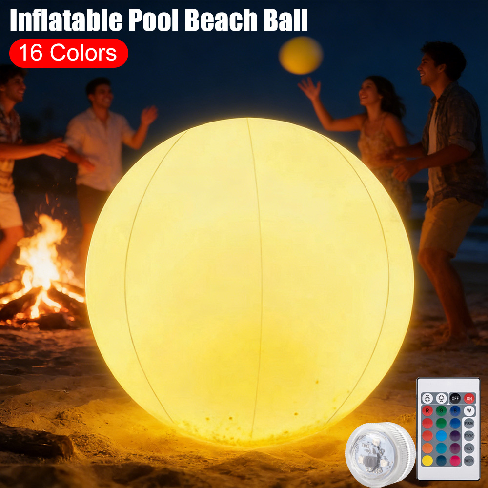 Ballon de plage gonflable lumi - Led Balloon Light avis et prix