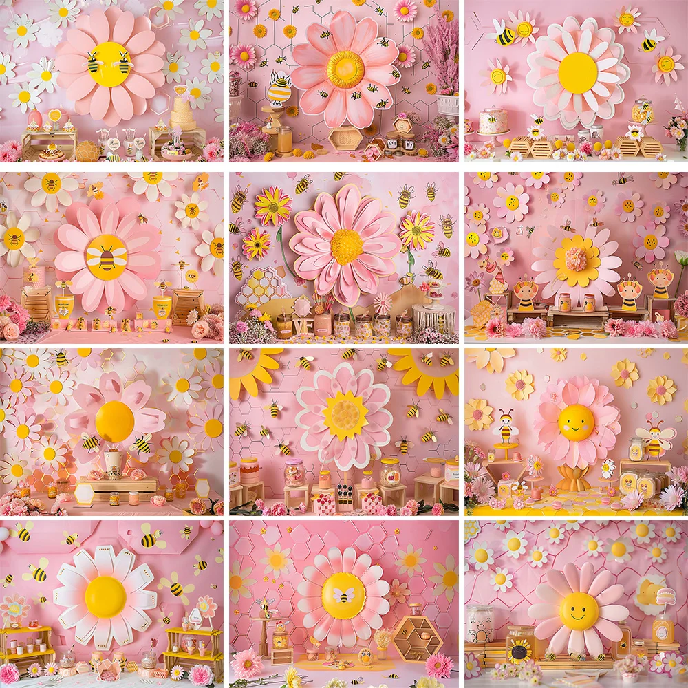 Mocsicka Sweet Daisy Girl Birt - Dessert Table Backdrop avis et prix