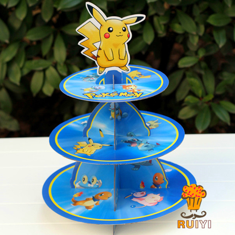 Pikachu Pokemon support à gâte - Cupcake Stand Tier avis et prix